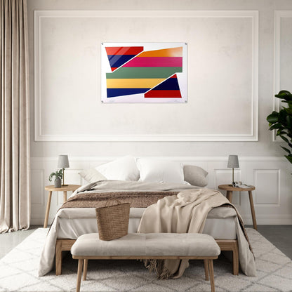 Rotation I - 1980 - Larry Zox Acrylic Print - 70x100 cm / 28x40″ inches