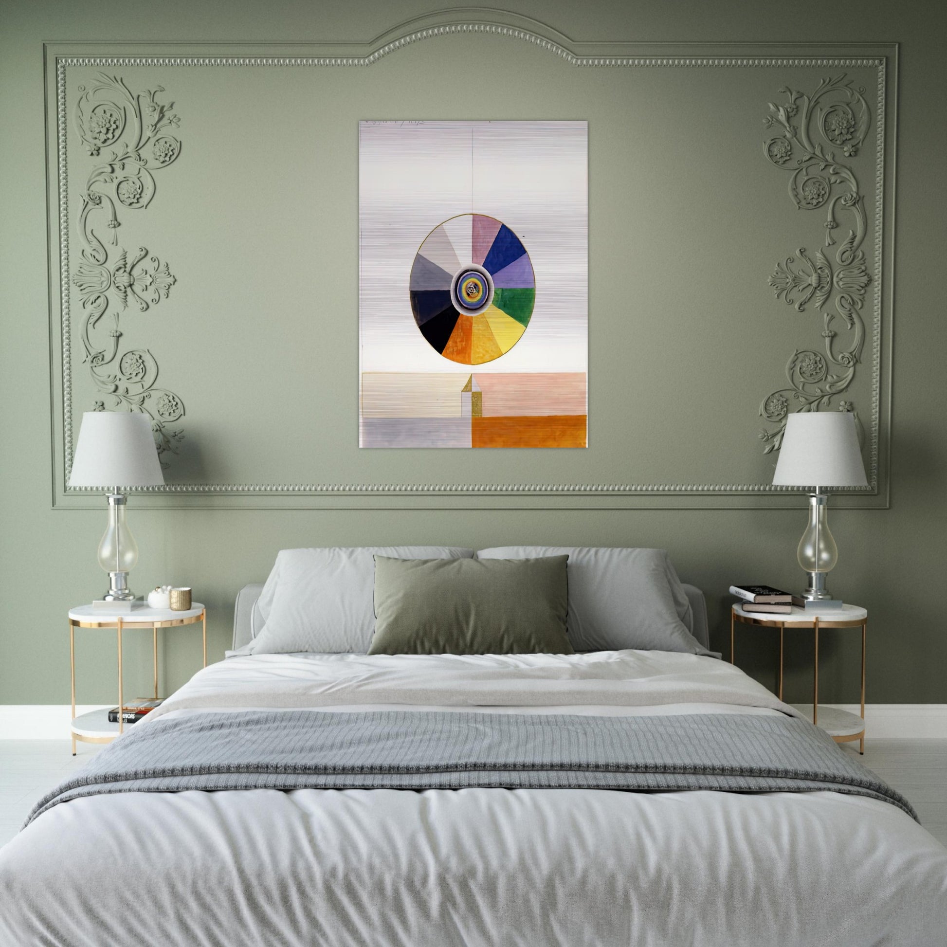 SERIES VII NO 7D 1920 - Hilma af Klint Brushed Aluminum Print - 70x100 cm / 28x40 inches | Hilma af Klint Aluminum Print | Hilma af Klint Prints
