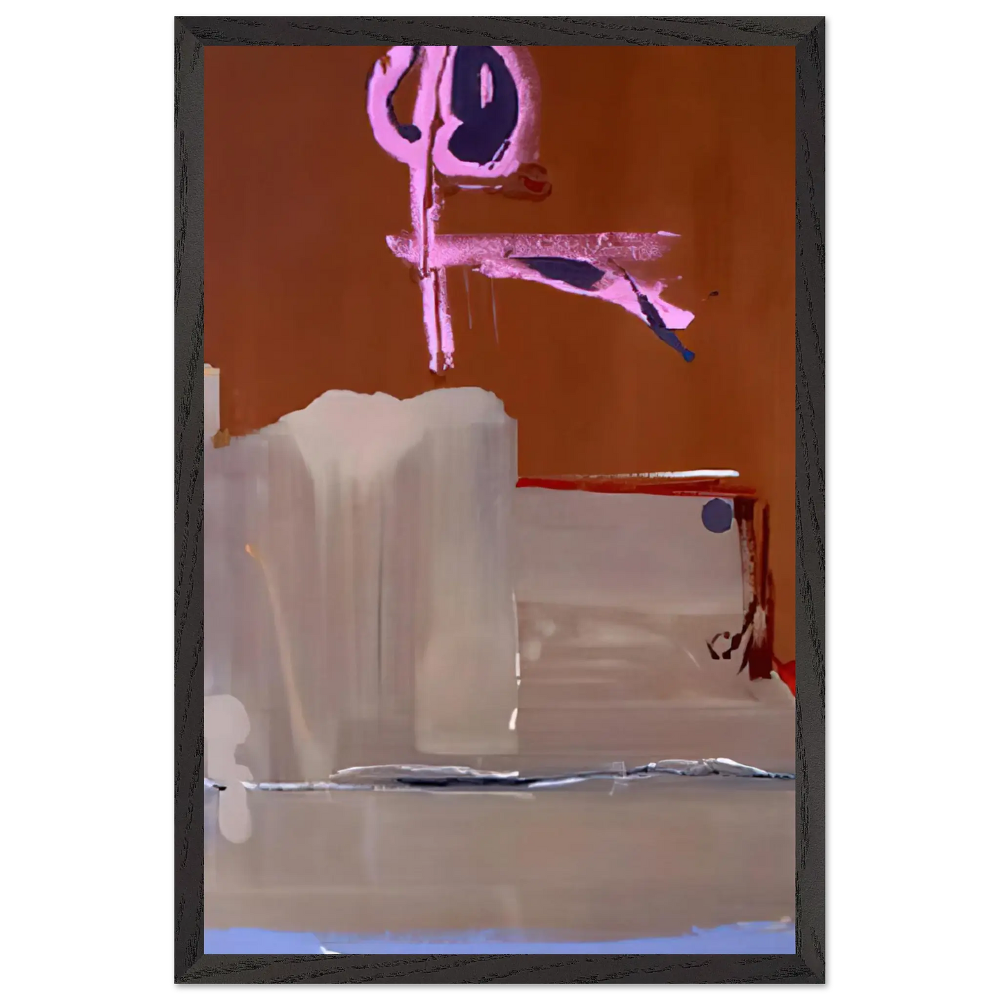Helen Frankenthaler - Captain s Watch - 1986 Wall art - 21x29.7 cm / 8x12" - Fine Art Poster - -