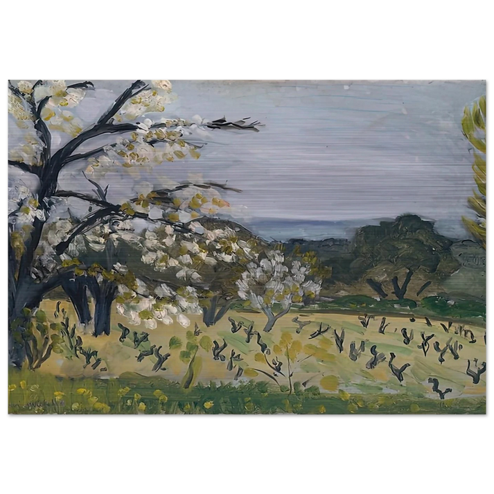LANDSCAPE NICE 1919 - Henri Matisse Brushed Aluminum Print - 70x100 cm / 28x40 inches | Henri Matisse Aluminum Print | Henri Matisse Prints