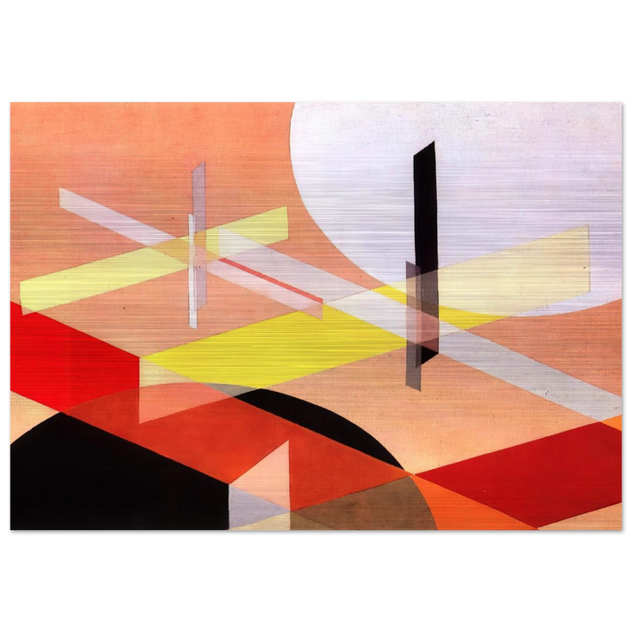 Composition Z VIII - Laszlo Moholy-Nagy Brushed Aluminum Print - 70x100 cm / 28x40 inches | Laszlo Moholy-Nagy Aluminum Print | Laszlo Moholy-Nagy Prints