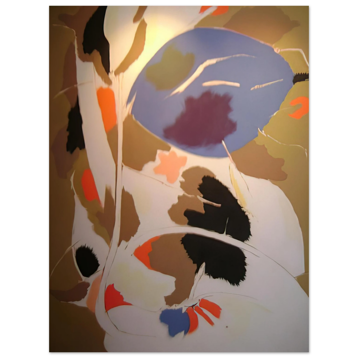 John Ferren - Branches - 1955  75x100 cm / 30x40inches Fine Art Poster