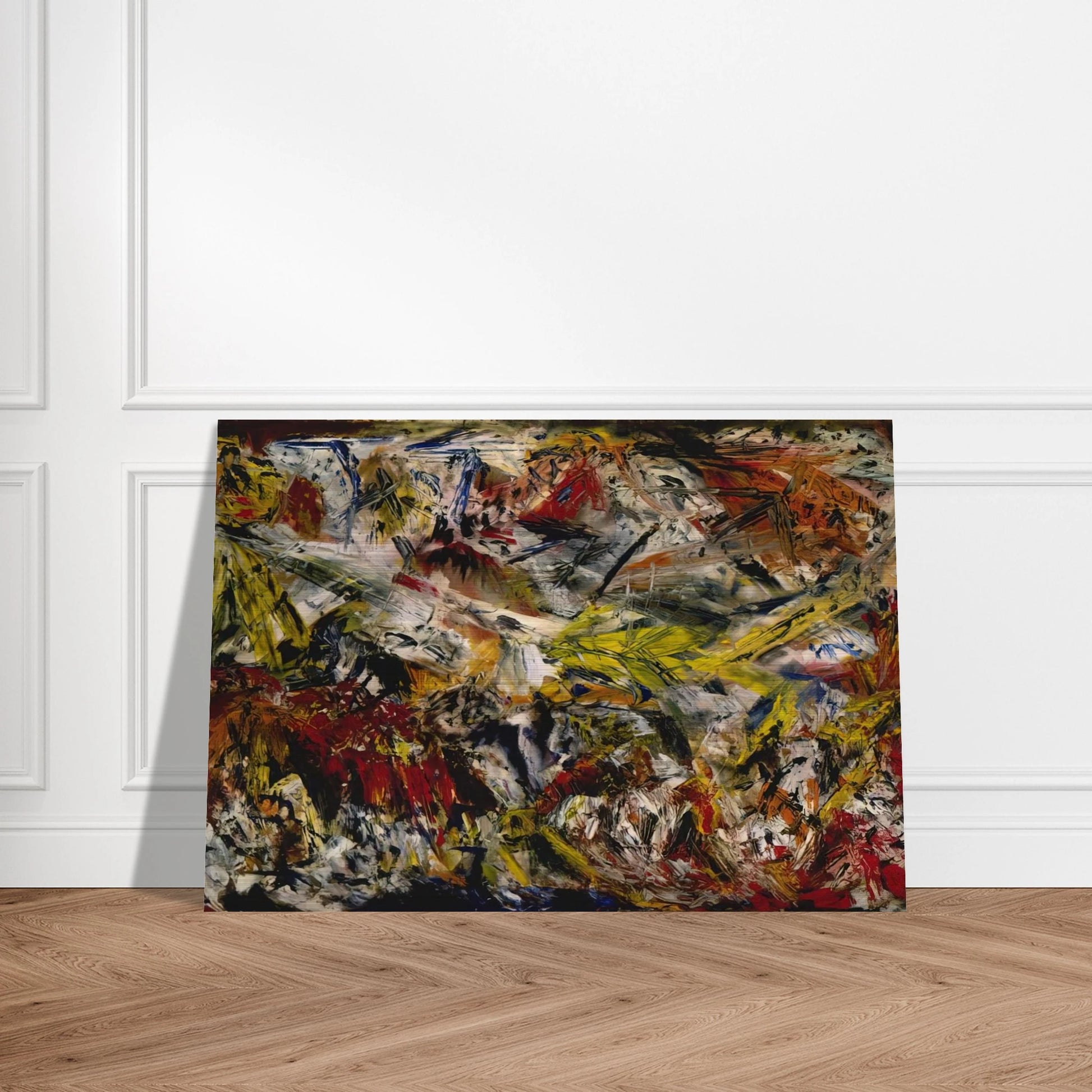 Le tumulte à la machoire crispee - Marcel Barbeau Brushed Aluminum Print - 70x100 cm / 28x40 inches | Marcel Barbeau Aluminum Print | Marcel Barbeau Prints
