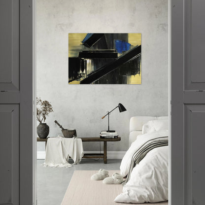 Peinture 21 Juillet 1958 - 1958 - Pierre Soulages Brushed Aluminum Print - 70x100 cm / 28x40 inches | Pierre Soulages Aluminum Print | Pierre Soulages Prints