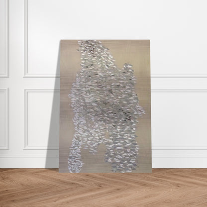 Impact - 1971 - Robert Goodnough Brushed Aluminum Print - 70x100 cm / 28x40 inches | Robert Goodnough Aluminum Print | Robert Goodnough Prints