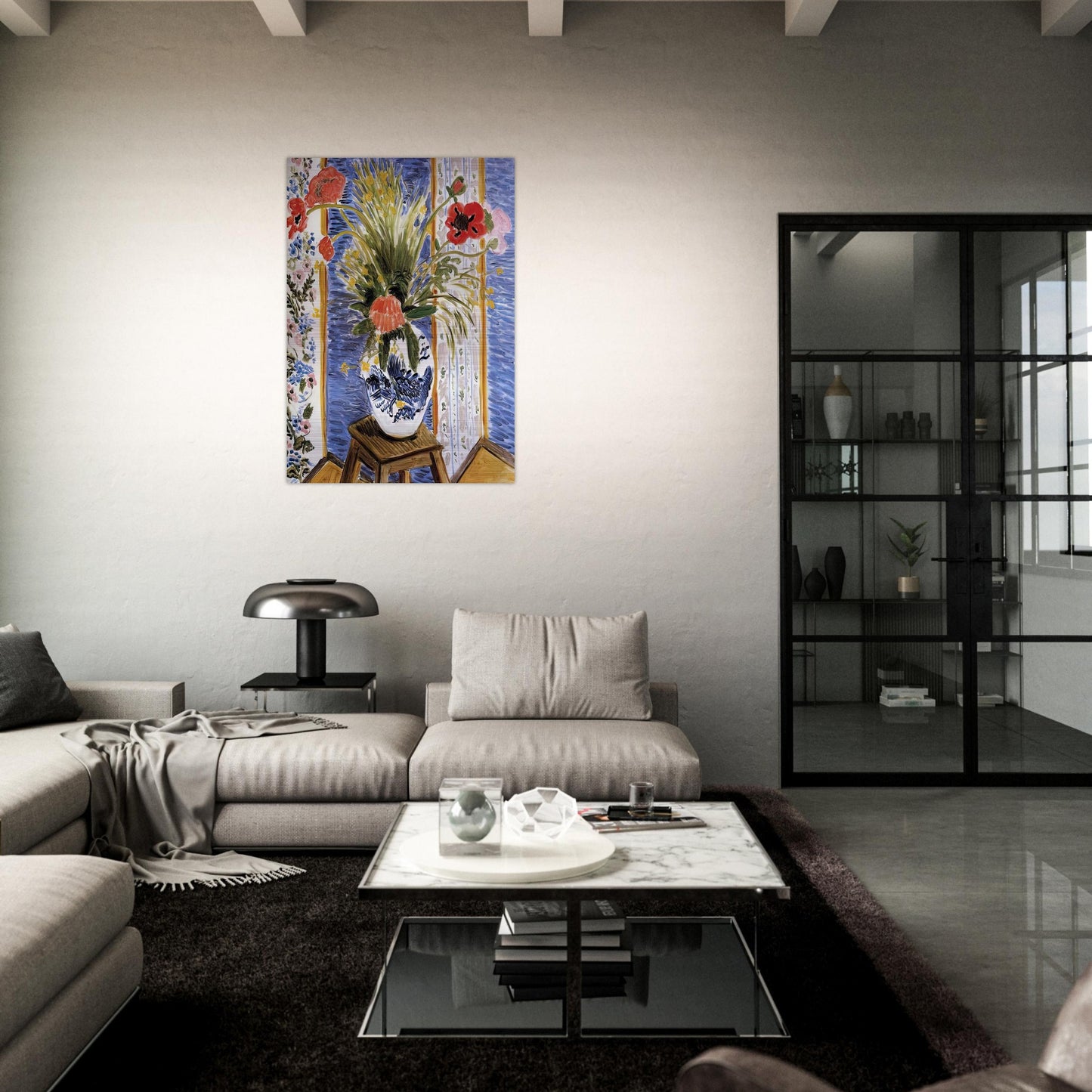POPPIES - Henri Matisse Brushed Aluminum Print - 70x100 cm / 28x40 inches | Henri Matisse Aluminum Print | Henri Matisse Prints