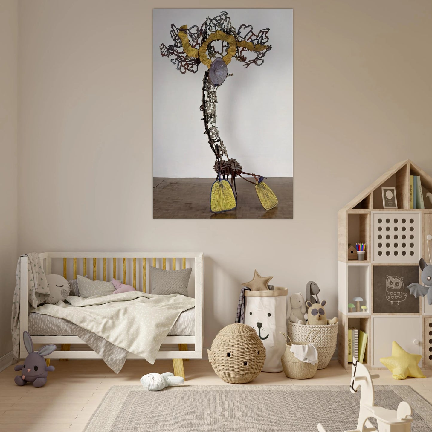 Cantileve - 1983 - Nancy Graves Art Prints - 100x150 cm / 40x60″ inches | Nancy Graves Poster | Nancy Graves Prints
