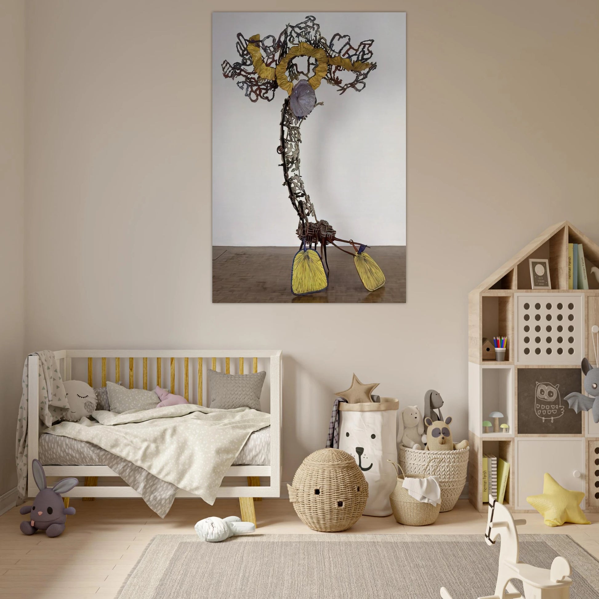 Cantileve - 1983 - Nancy Graves Art Prints - 100x150 cm / 40x60″ inches | Nancy Graves Poster | Nancy Graves Prints