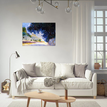 Landscape, Olive Trees, Corfu - John Singer Sargent Brushed Aluminum Print - 70x100 cm / 28x40 inches | John Singer Sargent Aluminum Print | John Singer Sargent Prints