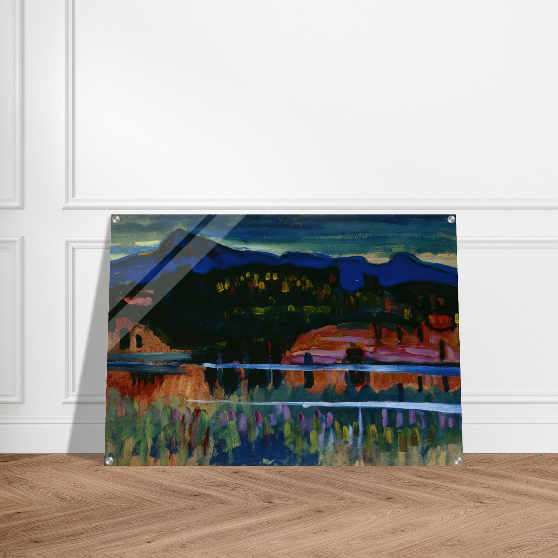 MURNAU AM STAFFELSEE 1908 - Wassily Kandinsky Acrylic Print - 70x100 cm / 28x40″ inches