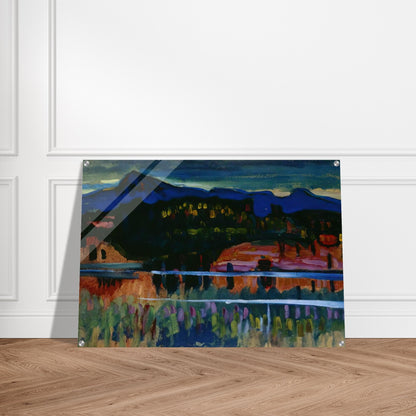 MURNAU AM STAFFELSEE 1908 - Wassily Kandinsky Acrylic Print - 70x100 cm / 28x40″ inches