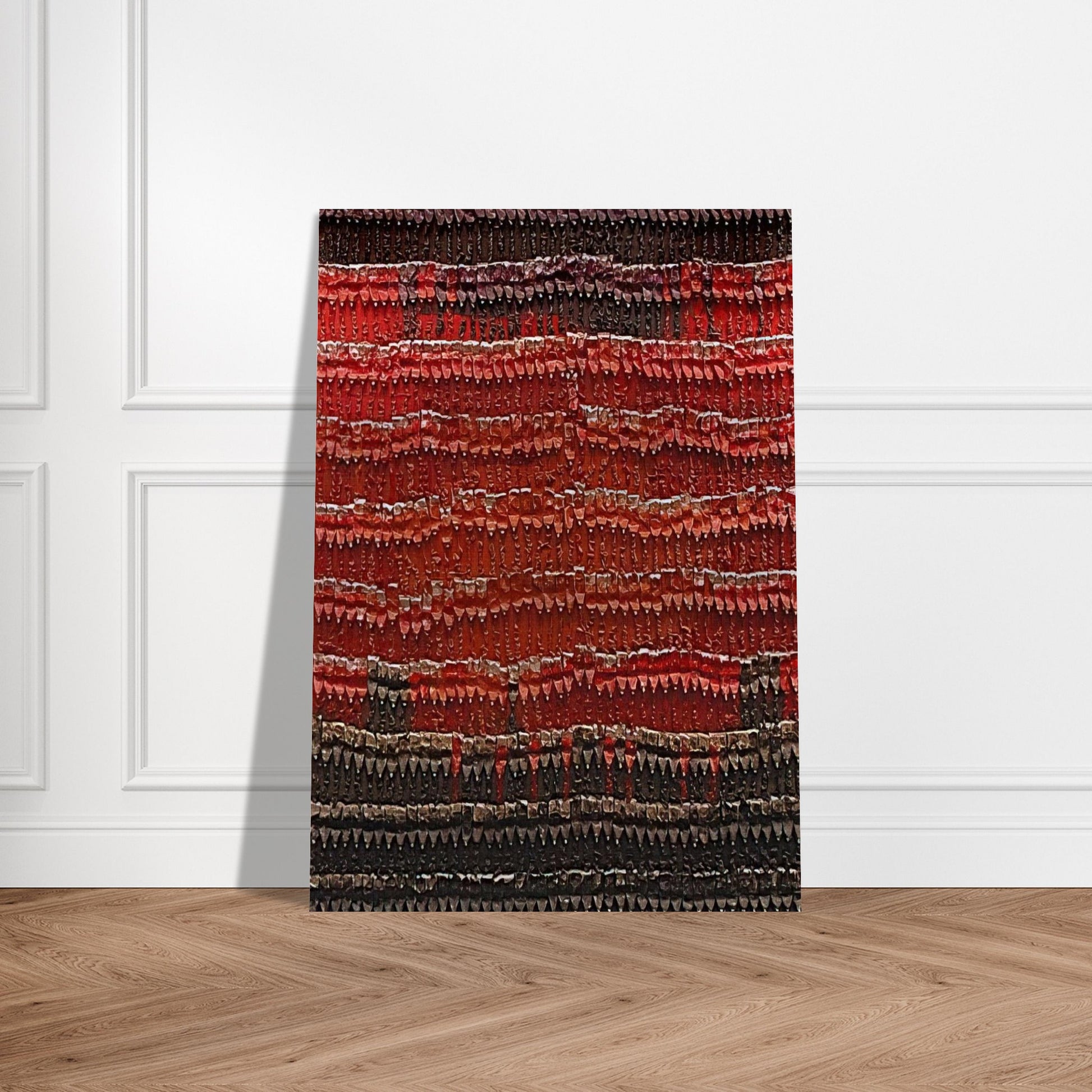 Chief's Blanket - 1989 - Arman Brushed Aluminum Print - 70x100 cm / 28x40 inches | Arman Aluminum Print | Arman Prints
