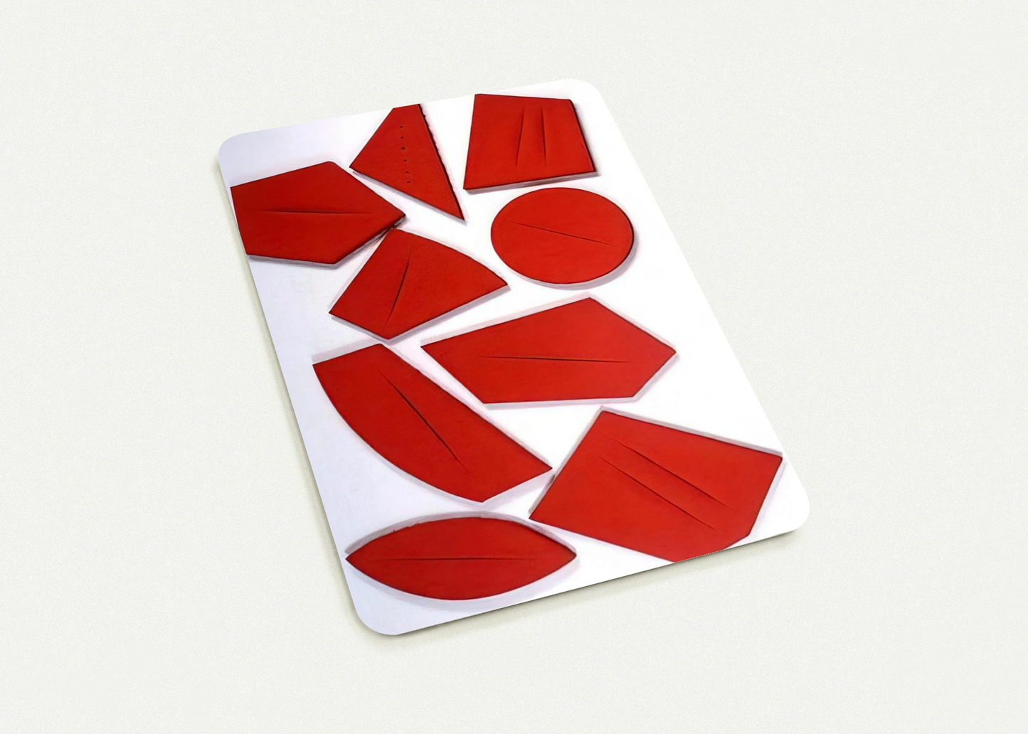 I quanta - 1960 By Lucio Fontana Pack of 10 Post Cards | Lucio Fontana Post Cards | A6 (10.5 x 14.8 cm) - 4.1 x 5.8 inches