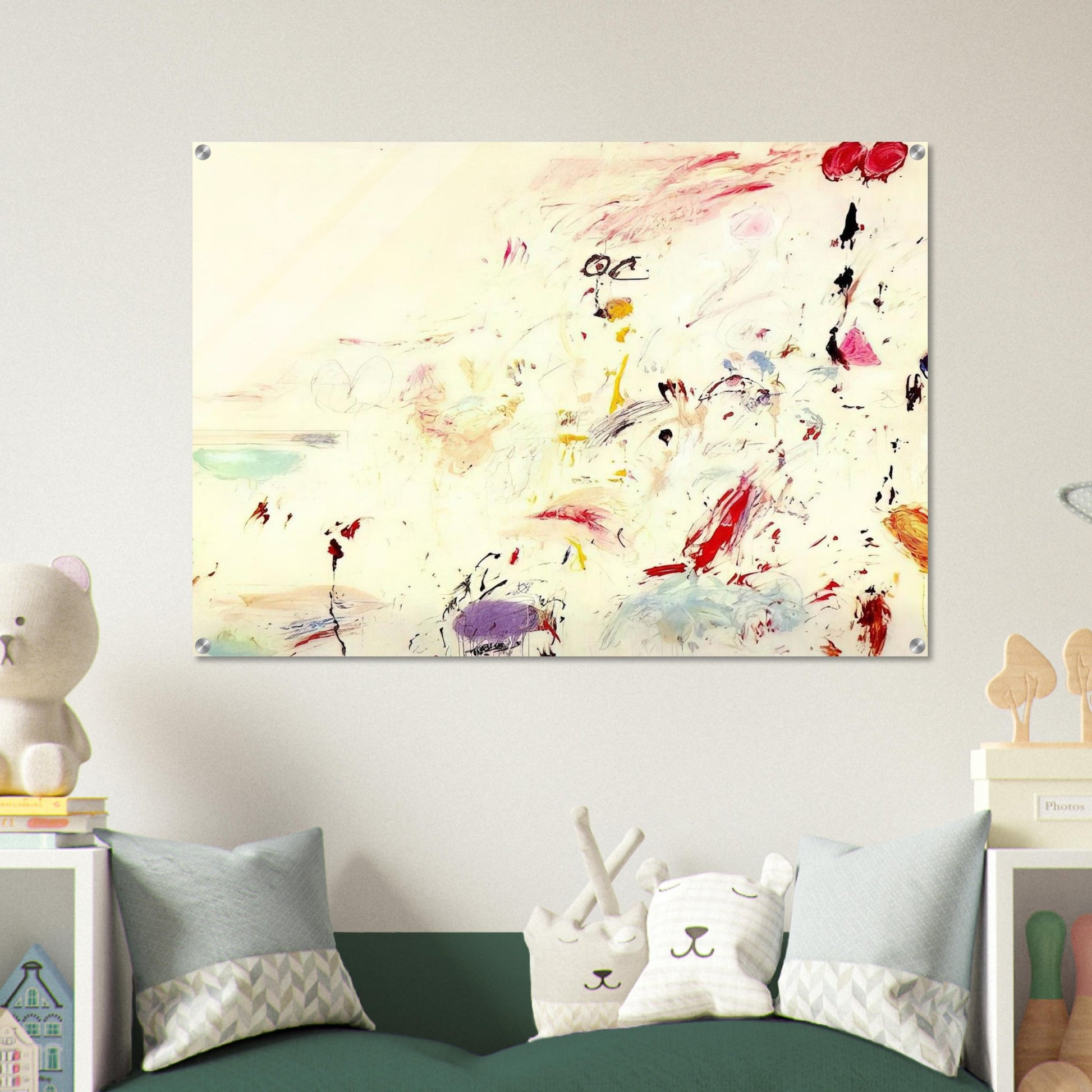 Bay of Naples - Cy Twombly Acrylic Print - 70x100 cm / 28x40″ inches