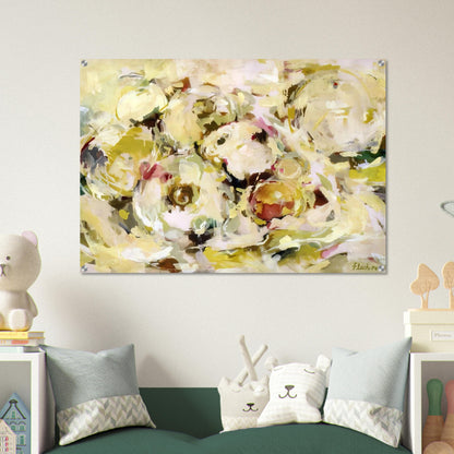 STILL LIFE WITH GRAPEFRUITS 1954 - Audrey Flack Acrylic Print - 70x100 cm / 28x40″ inches