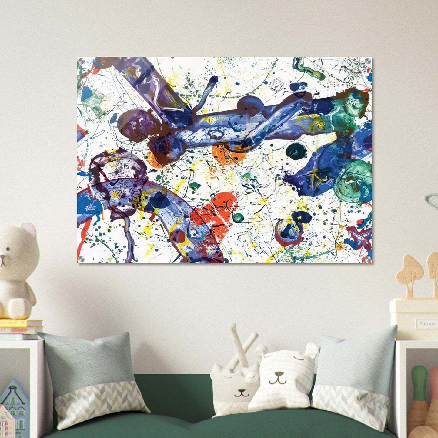 King Corpse  SFS-288  - Sam Francis Acrylic Print - 70x100 cm / 28x40″ inches