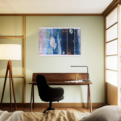 At Sea Japan - 1980 - Jennifer Bartlett Brushed Aluminum Print - 70x100 cm / 28x40 inches | Jennifer Bartlett Aluminum Print | Jennifer Bartlett Prints