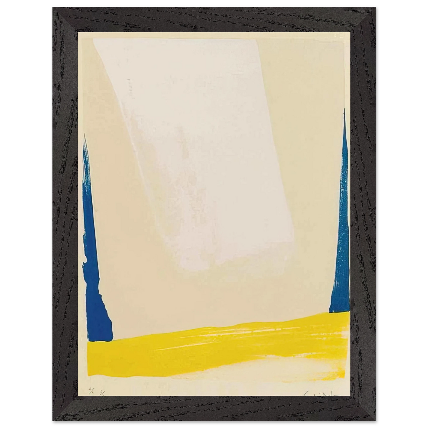 Helen Frankenthaler - White Portal - 1967 Wall art - 27x35 cm / 11x14 inches - Fine Art Poster-canvas - -