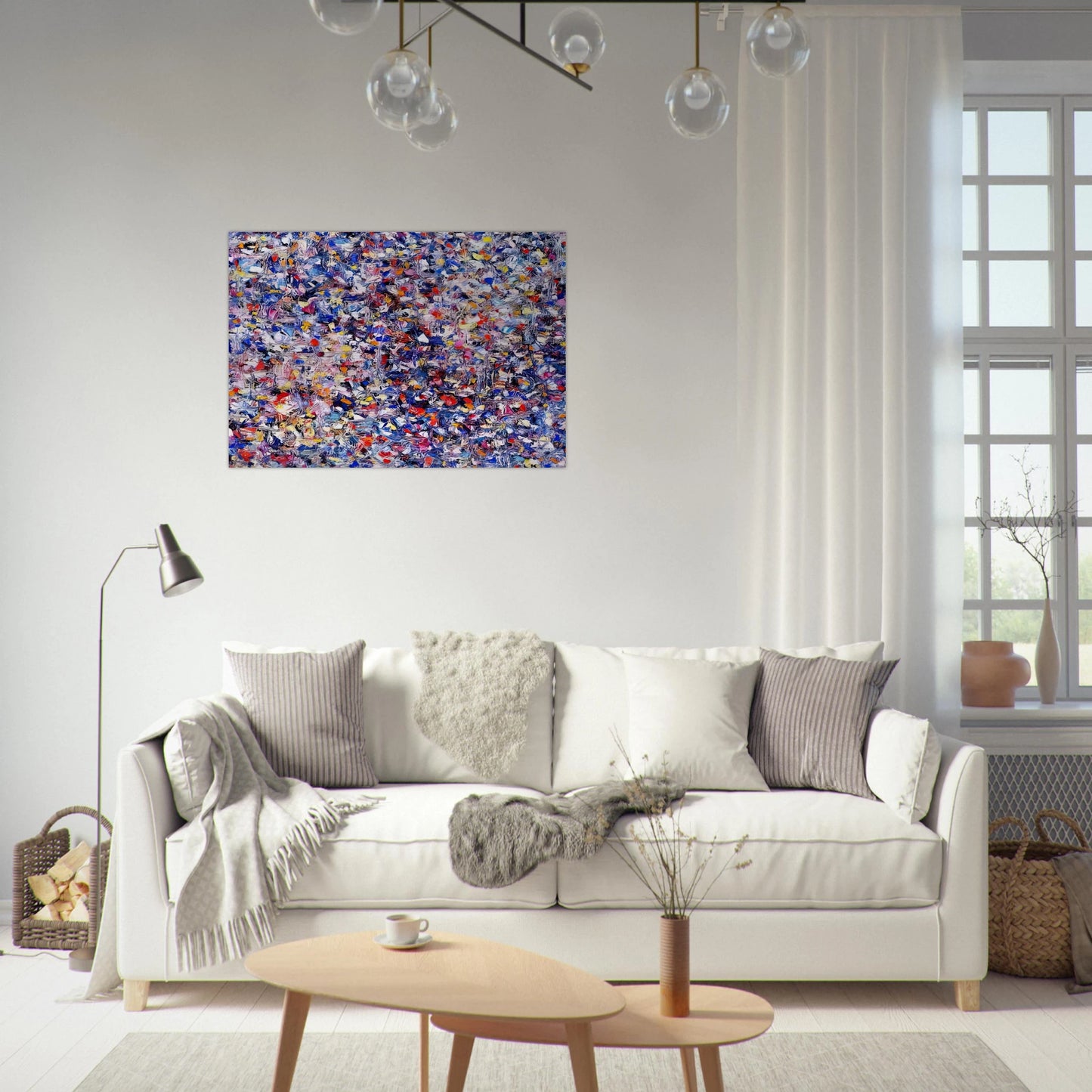 Shellflower - Lee Krasner Brushed Aluminum Print - 70x100 cm / 28x40 inches | Lee Krasner Aluminum Print | Lee Krasner Prints