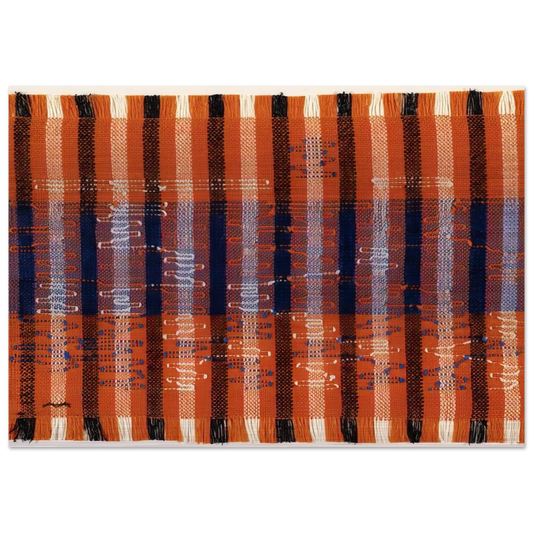 INTERSECTING 1962 - Anni Albers Brushed Aluminum Print - 70x100 cm / 28x40 inches | Anni Albers Aluminum Print | Anni Albers Prints