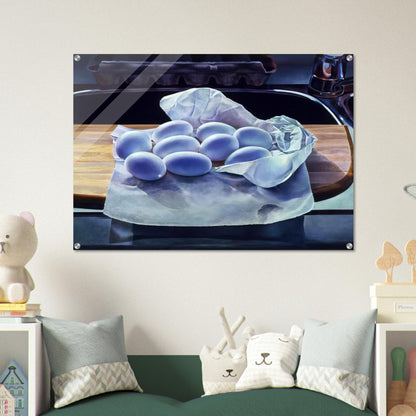 Hollowed Eggs for Easter - 1983 - Mary Pratt Acrylic Print - 70x100 cm / 28x40″ inches | Mary Pratt Wall Art | Mary Pratt Prints