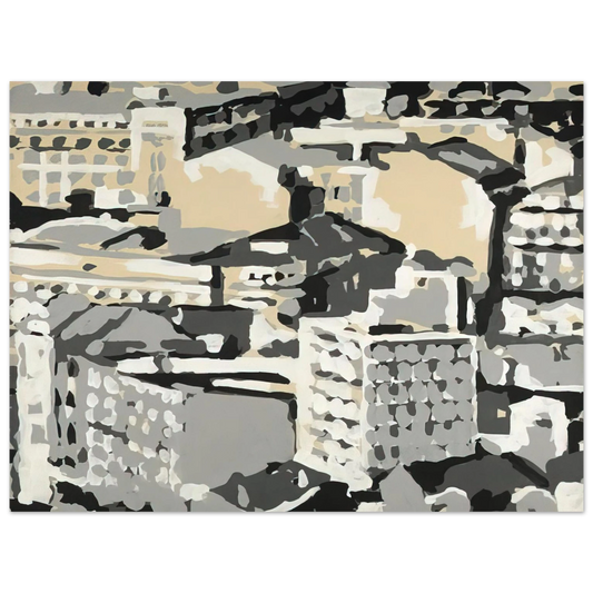 Gerhard Richter - TOWNSCAPE 1969 0  75x100 cm / 30x40inches Fine Art Poster