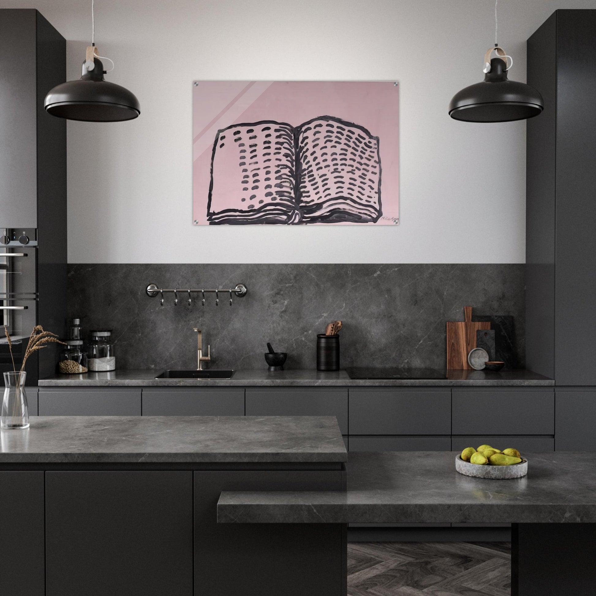 UNTITLED BOOK - Philip Guston Acrylic Print - 70x100 cm / 28x40″ inches