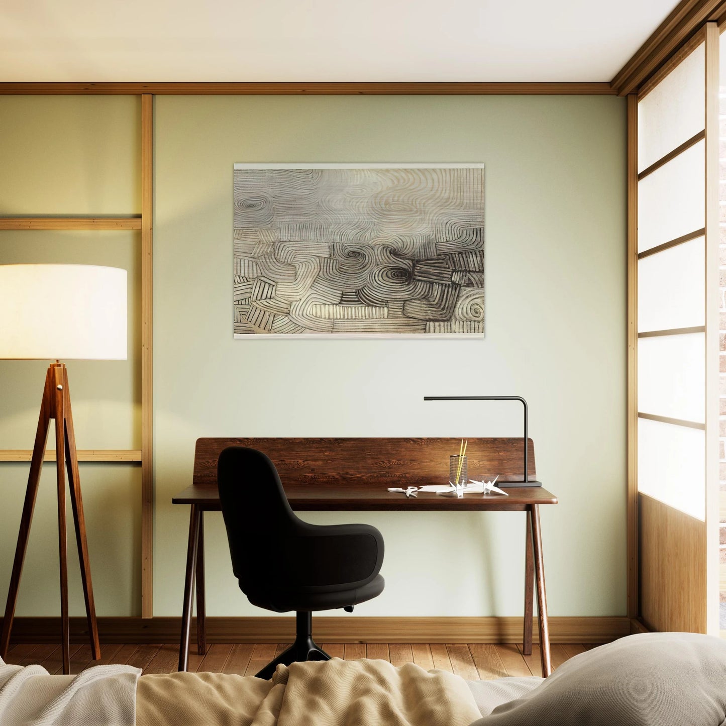 The Snowstorm - 1950 - Victor Pasmore Brushed Aluminum Print - 70x100 cm / 28x40 inches | Victor Pasmore Aluminum Print | Victor Pasmore Prints