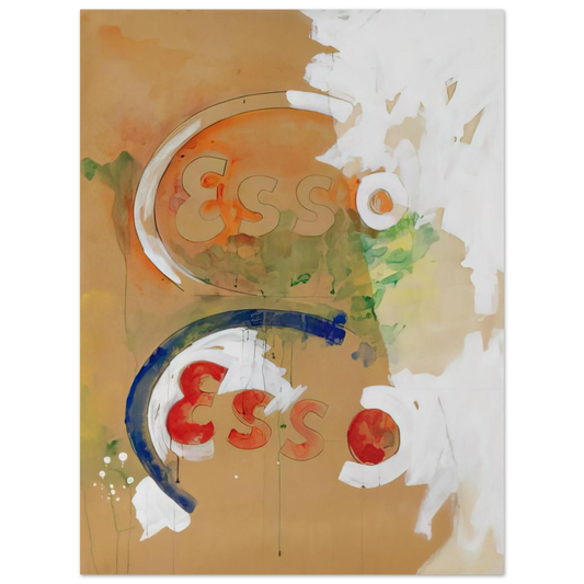 Mario Schifano - Segni di energia - Pop Art  75x100 cm / 30x40inches Fine Art Poster