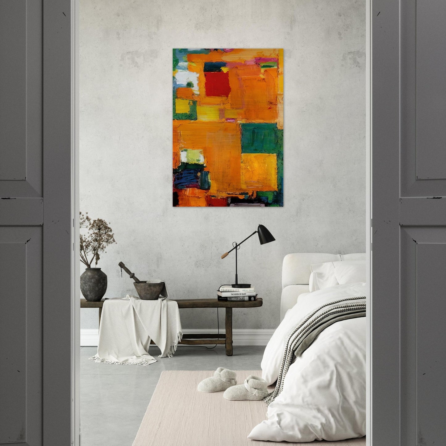 Kaleidos - Hans Hofmann Brushed Aluminum Print - 70x100 cm / 28x40 inches | Hans Hofmann Aluminum Print | Hans Hofmann Prints