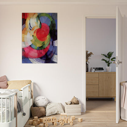 Disks of Newton, Study for Fugue in Two Colors - Frantisek Kupka Brushed Aluminum Print - 70x100 cm / 28x40 inches | Frantisek Kupka Aluminum Print | Frantisek Kupka Prints