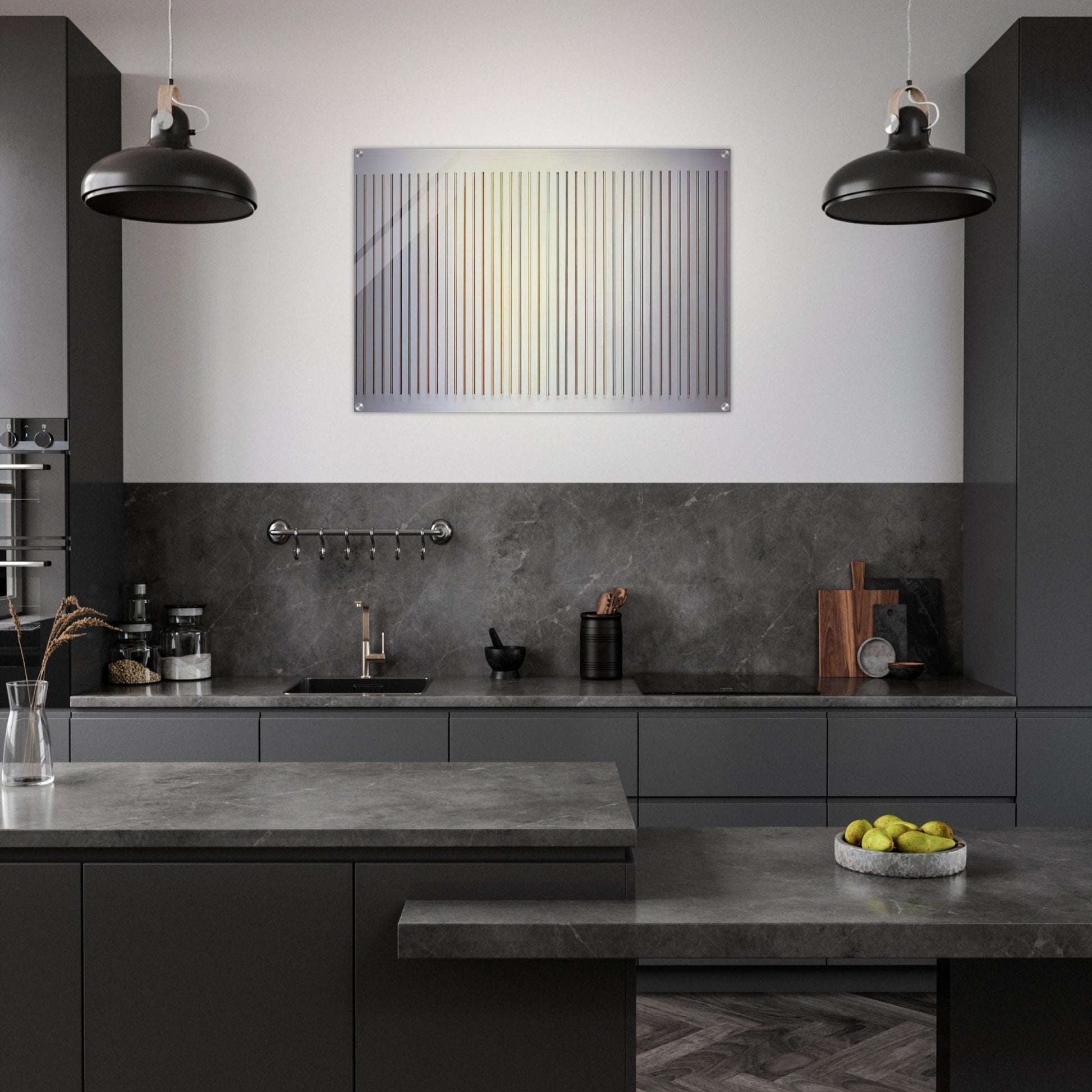 Color Needles - 1984 - Gene Davis Acrylic Print - 70x100 cm / 28x40″ inches