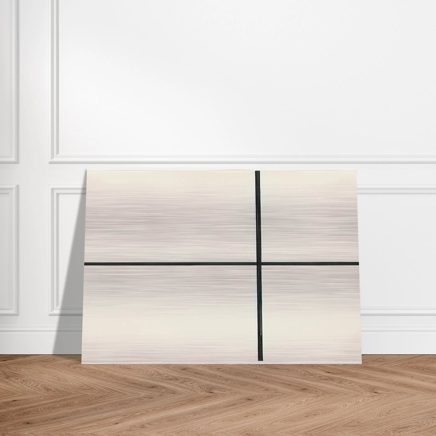 Horizontal and Vertical Lines - Ellsworth Kelly Brushed Aluminum Print - 70x100 cm / 28x40 inches | Ellsworth Kelly Aluminum Print | Ellsworth Kelly Prints