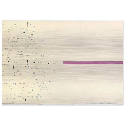 Untitled - 1976 - Gene Davis Brushed Aluminum Print - 70x100 cm / 28x40 inches | Gene Davis Aluminum Print | Gene Davis Prints