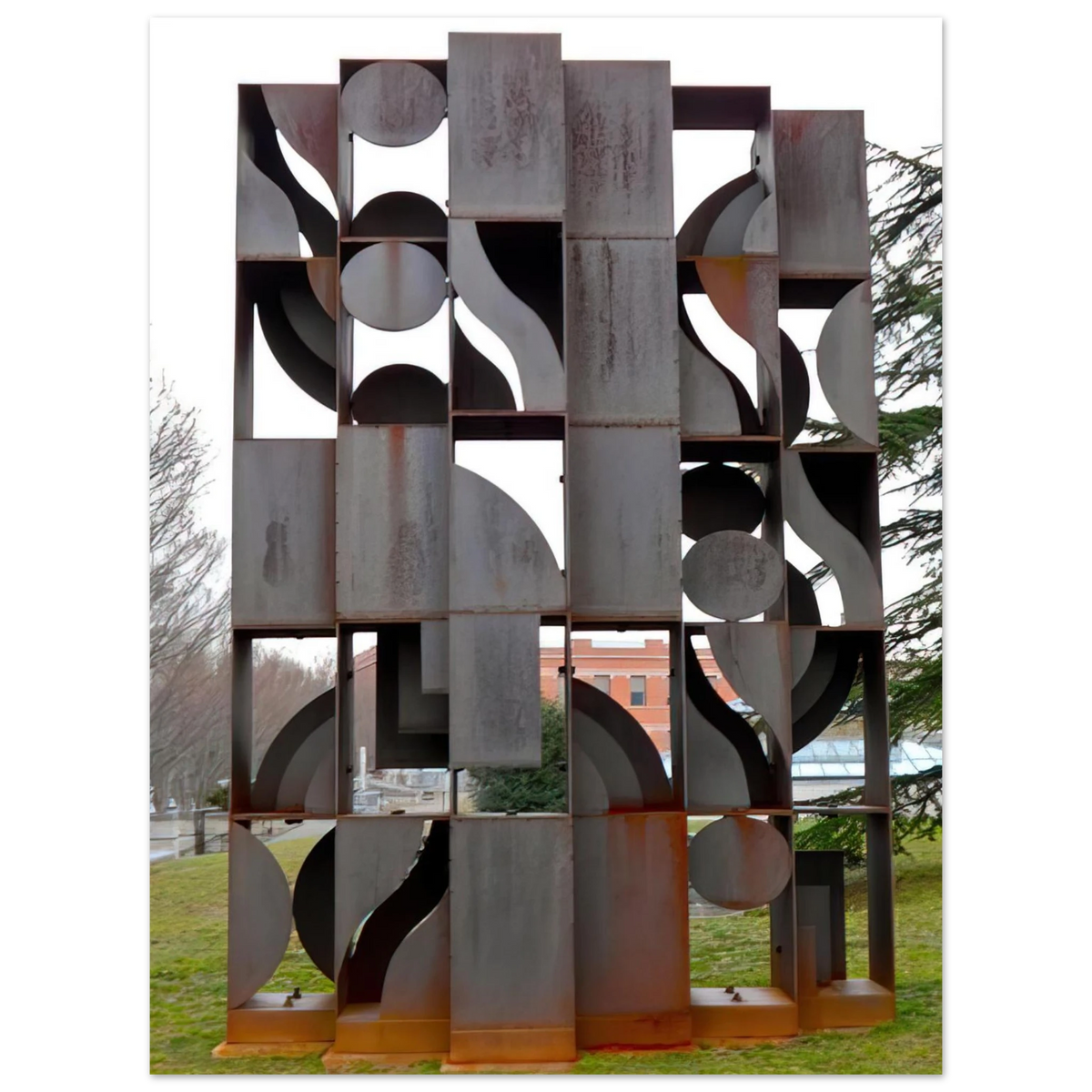 Louise Nevelson - ATMOSPHERE AND ENVIRONMENT X 1969  75x100 cm / 30x40inches Fine Art Poster