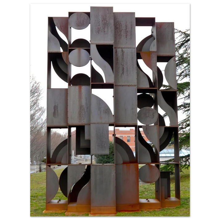 Louise Nevelson - ATMOSPHERE AND ENVIRONMENT X 1969  75x100 cm / 30x40inches Fine Art Poster
