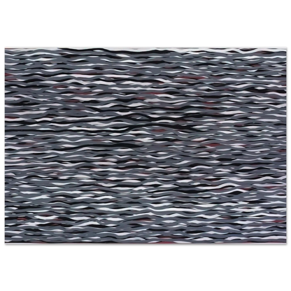 Horizontal Lines of Color - Sol LeWitt Brushed Aluminum Print - 70x100 cm / 28x40 inches | Sol LeWitt Aluminum Print | Sol LeWitt Prints