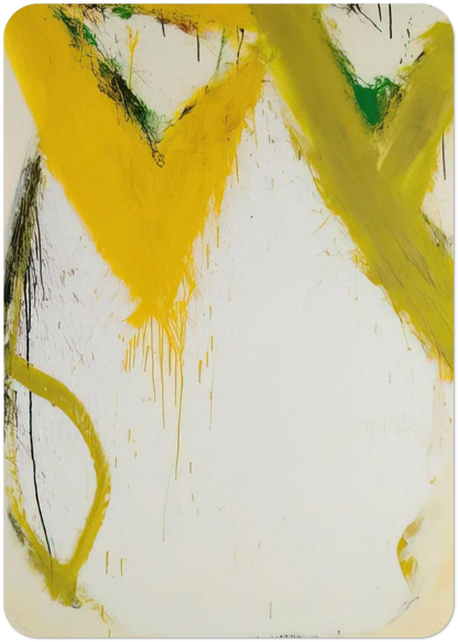 Butte - 1967 By Norman Bluhm Pack of 10 Post Cards | Norman Bluhm Post Cards | A6 (10.5 x 14.8 cm) - 4.1 x 5.8 inches