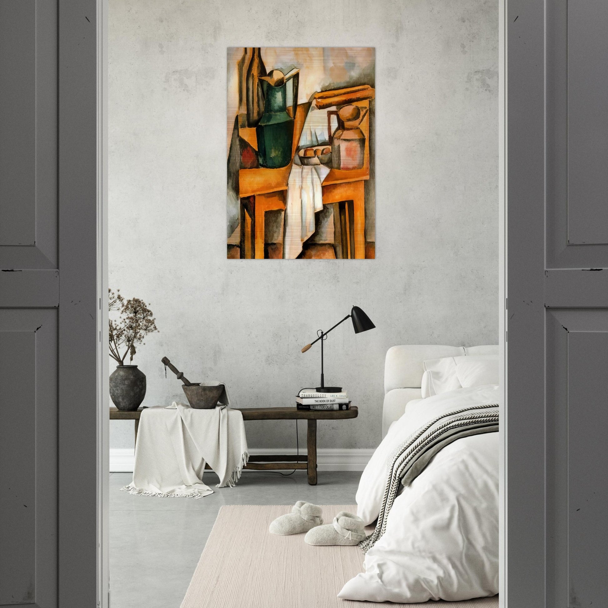 STILL LIFE 1910 - Andre Derain Brushed Aluminum Print - 70x100 cm / 28x40 inches | Andre Derain Aluminum Print | Andre Derain Prints