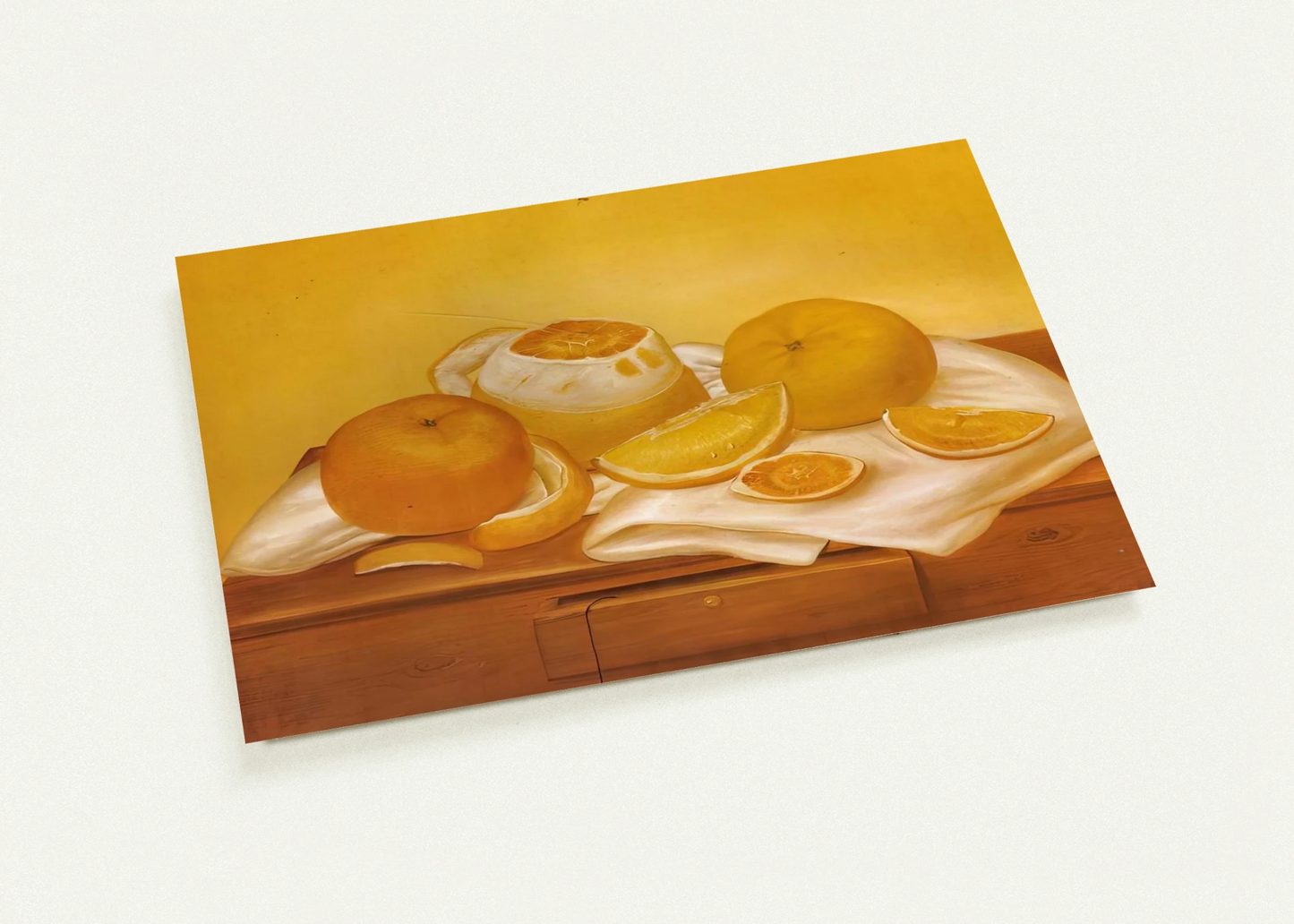 ORANGES By Fernando Botero Pack of 10 Post Cards | Fernando Botero Post Cards | A6 (10.5 x 14.8 cm) - 4.1 x 5.8 inches