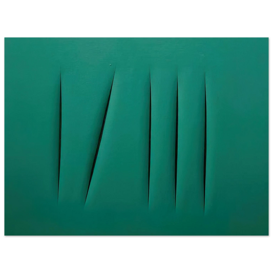 Lucio Fontana - Concept Spatial  75x100 cm / 30x40inches Fine Art Poster