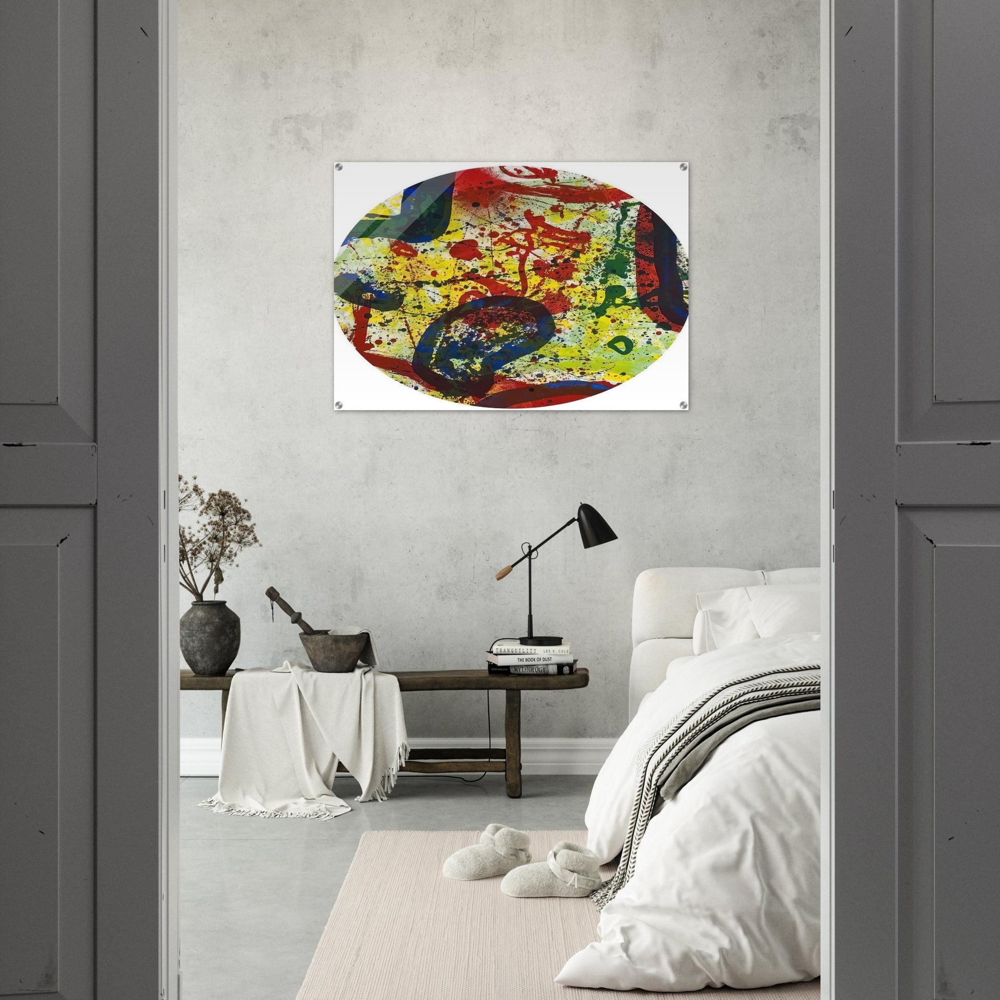 untitled  sfe363  - Sam Francis Acrylic Print - 70x100 cm / 28x40″ inches