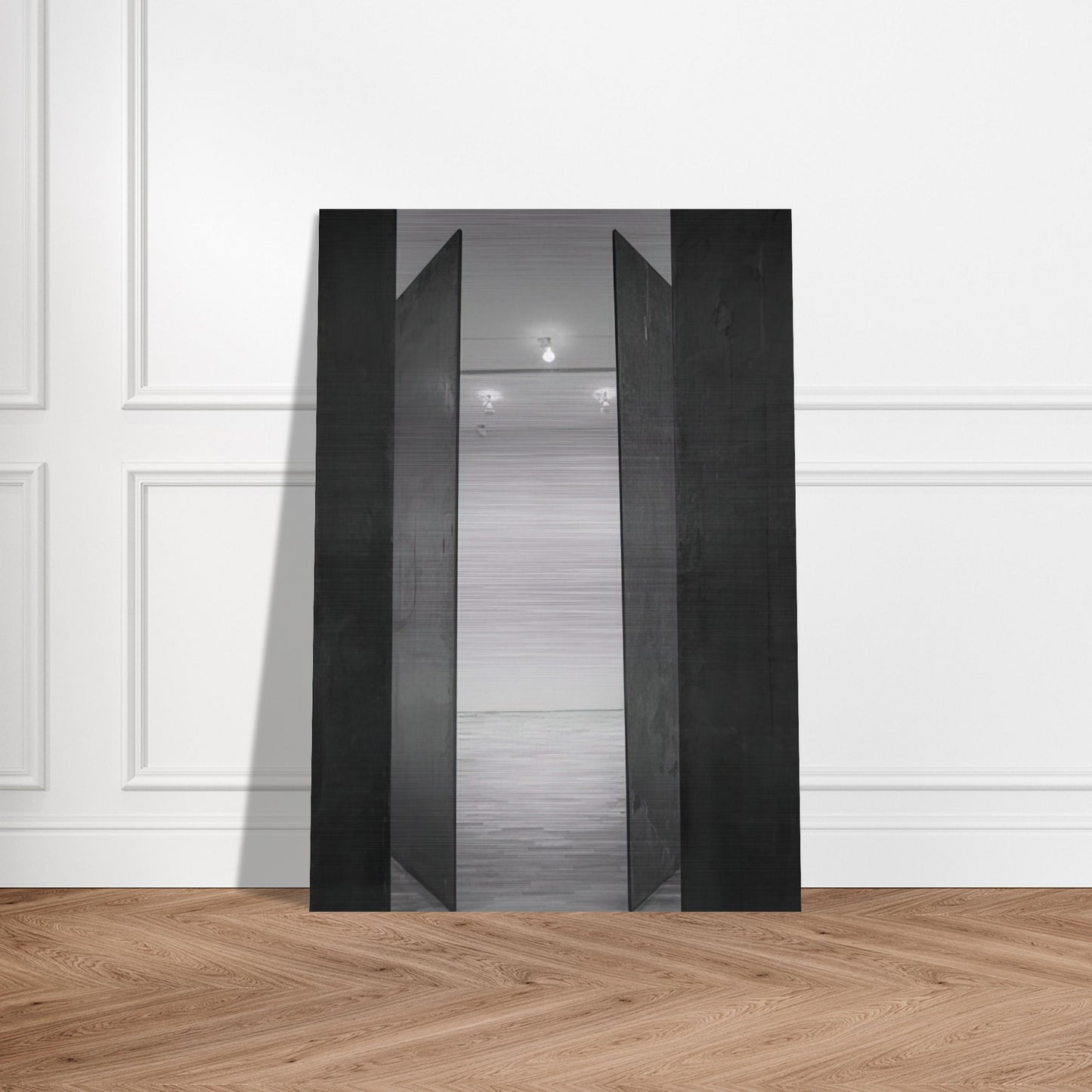 CIRCUIT II 1972 - Richard Serra Brushed Aluminum Print - 70x100 cm / 28x40 inches | Richard Serra Aluminum Print | Richard Serra Prints