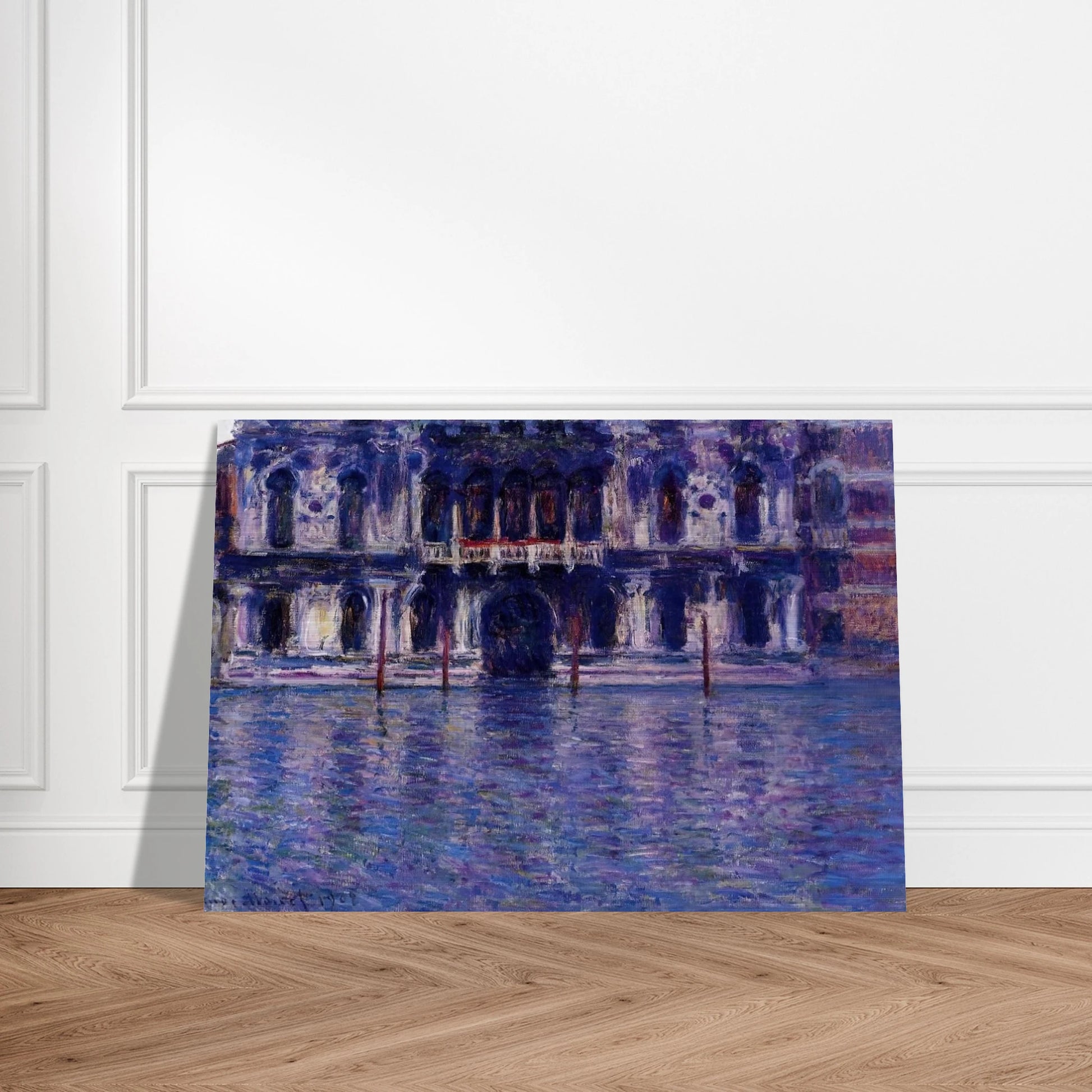 Palazzo Contarini - claude monet Brushed Aluminum Print - 70x100 cm / 28x40 inches | claude monet Aluminum Print | claude monet Prints