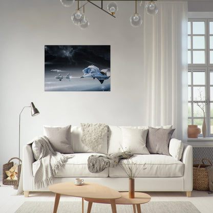 Chris Foss - Chris Foss Brushed Aluminum Print - 70x100 cm / 28x40 inches | Chris Foss Aluminum Print | Chris Foss Prints