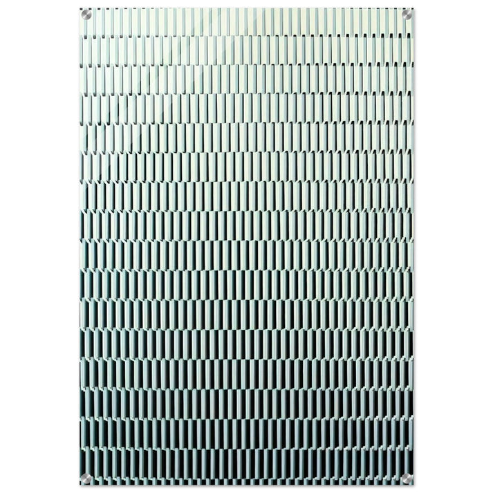 4 trames de tirets pivotées sur un côté - 1971 - Francois Morellet Acrylic Print - 70x100 cm / 28x40″ inches | Francois Morellet Wall Art | Francois Morellet Prints