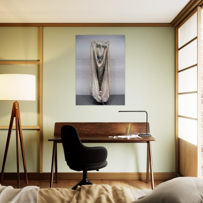 SOFT BATHTUB MODEL GHOST VERSION 1966 - Claes Oldenburg Brushed Aluminum Print - 70x100 cm / 28x40 inches | Claes Oldenburg Aluminum Print | Claes Oldenburg Prints