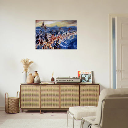 Built for the Future - Konrad Zuse Brushed Aluminum Print - 70x100 cm / 28x40 inches | Konrad Zuse Aluminum Print | Konrad Zuse Prints