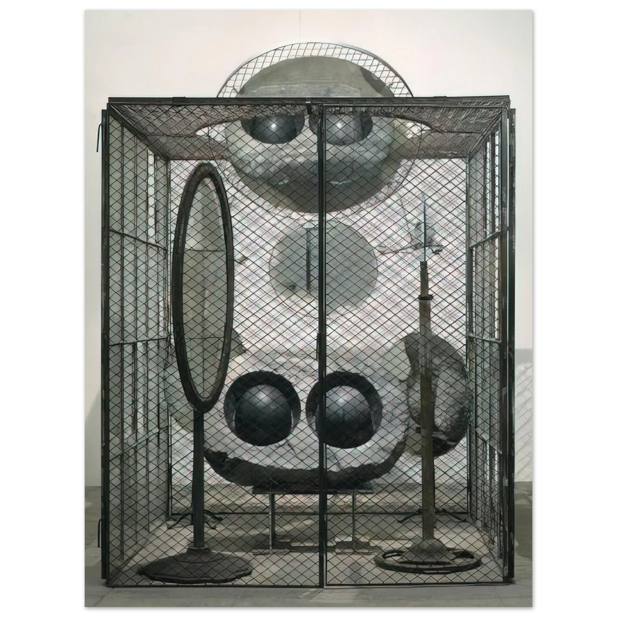 Louise Bourgeois - CELL EYES AND MIRRORS 1993  75x100 cm / 30x40inches Fine Art Poster