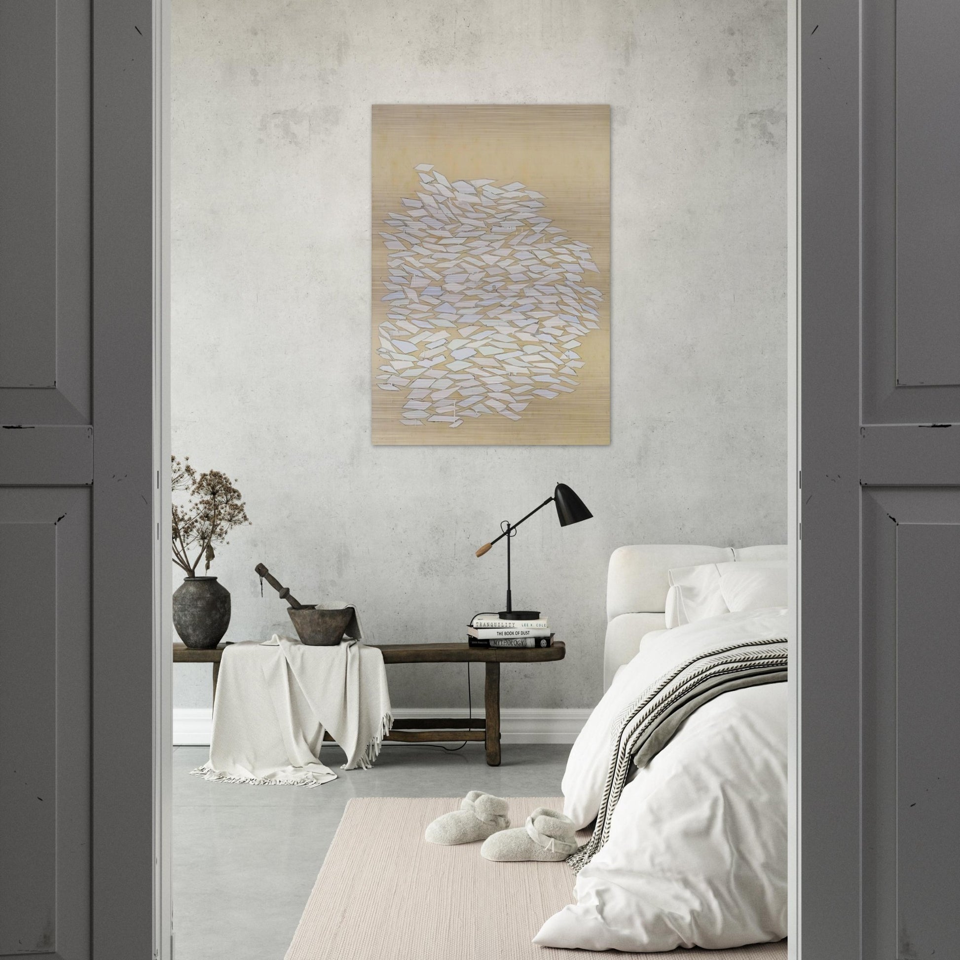 Pastel Statement - 1971 - Robert Goodnough Brushed Aluminum Print - 70x100 cm / 28x40 inches | Robert Goodnough Aluminum Print | Robert Goodnough Prints